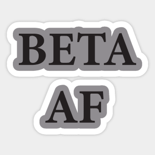 Beta AF Sticker